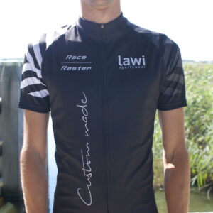 LA101 - Fietsshirt Raster - lange rits